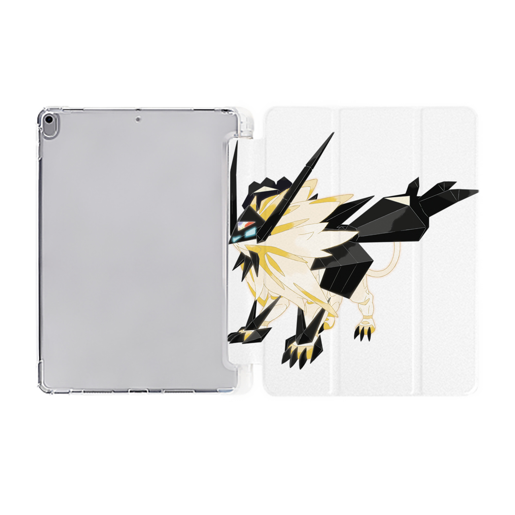 （画像用） ポケットモンスター Pokémon IPad ケース ペン収納付き 三つ折りスタンド PUレザー×シリコン 対応機種9.5/10.5/10.9インチ